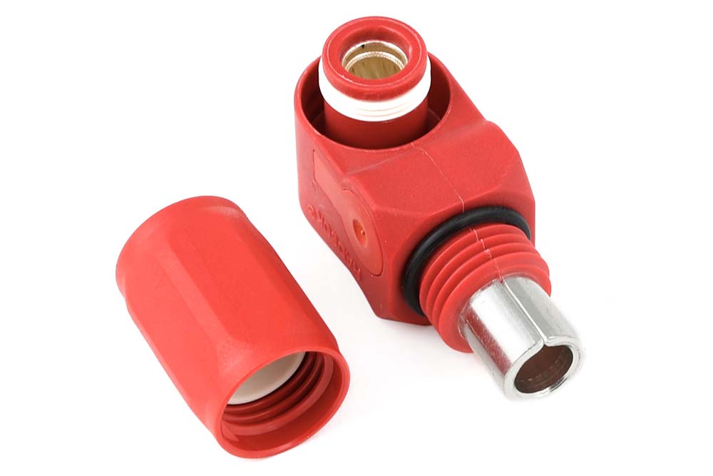 Haltech SurLok Connector-120A (Red) - Suits PD16