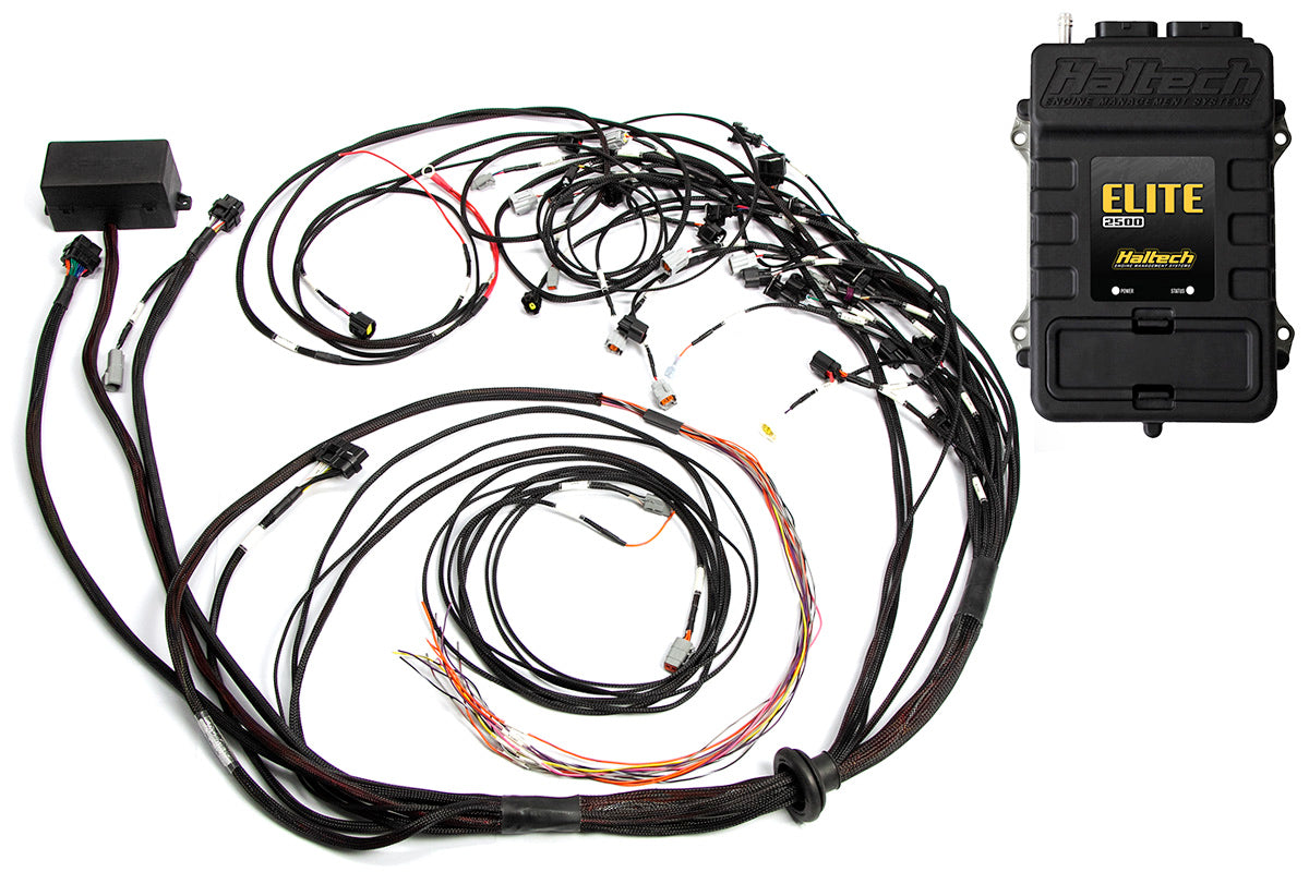 Haltech Elite 2500 + Terminated Harness Kit (Ford Falcon BA/BF Barra 4.0L I6 / Factory Bosch EV1)